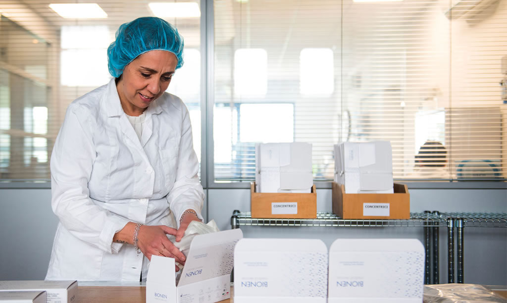 Un tecnico di Bionen al lavoro